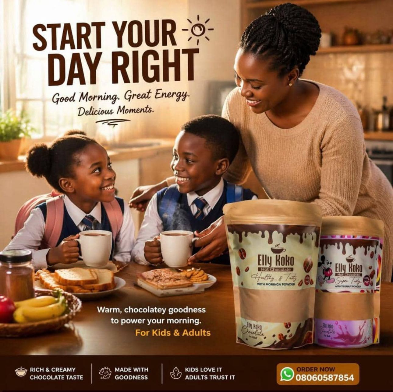 Elly Koko Hot Chocolate Nigeria